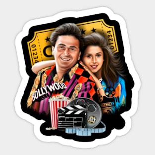 Rishi Kapoor and Madhuri Dixit Sticker